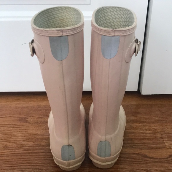 Women’s 5 girls hunter Boots blush color rain - Picture 5 of 5